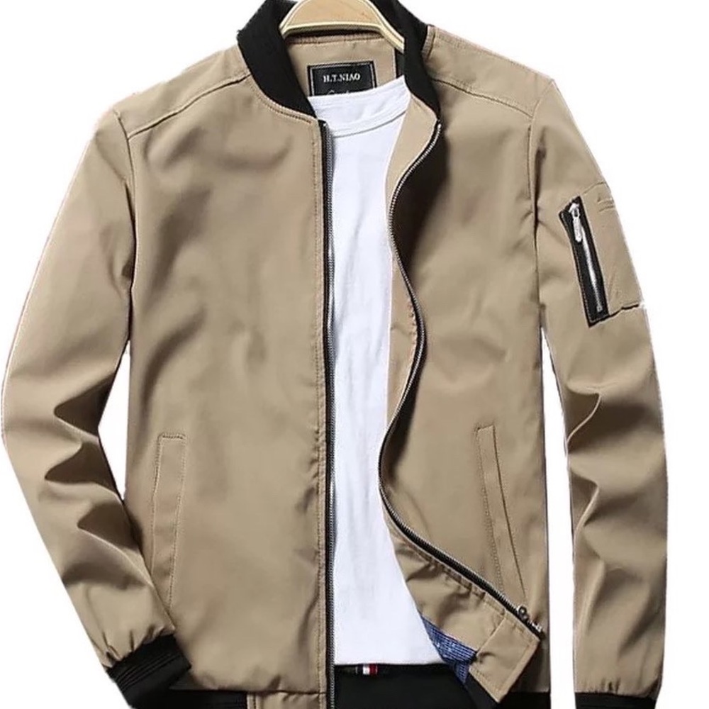Men’s jackets Spring New Men's Bomber Zipper Jacket Male Casual Streetwear